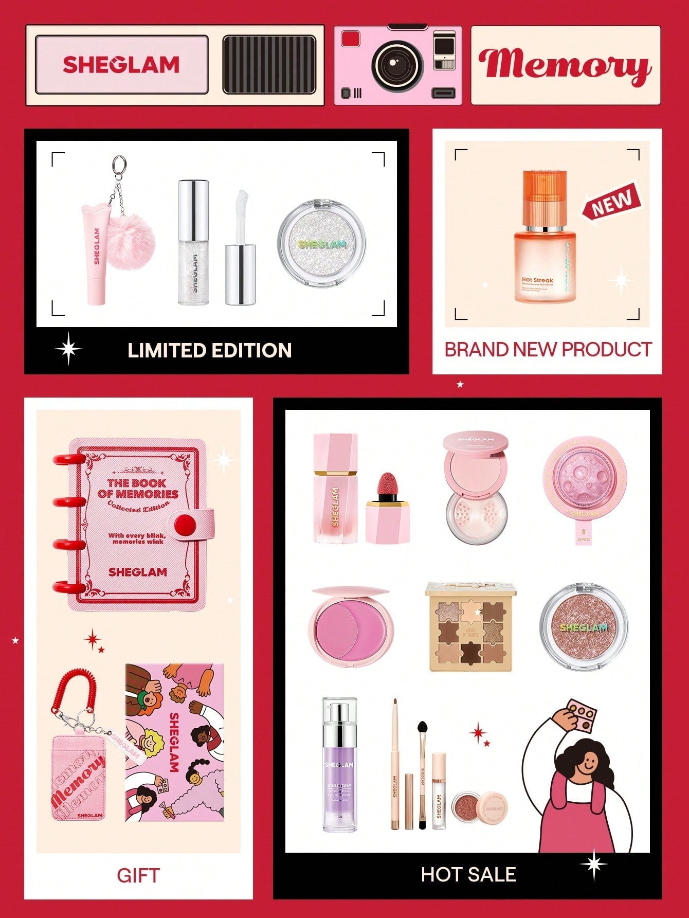 Calendrier de l'avent - Sheglam Memory Box 2025