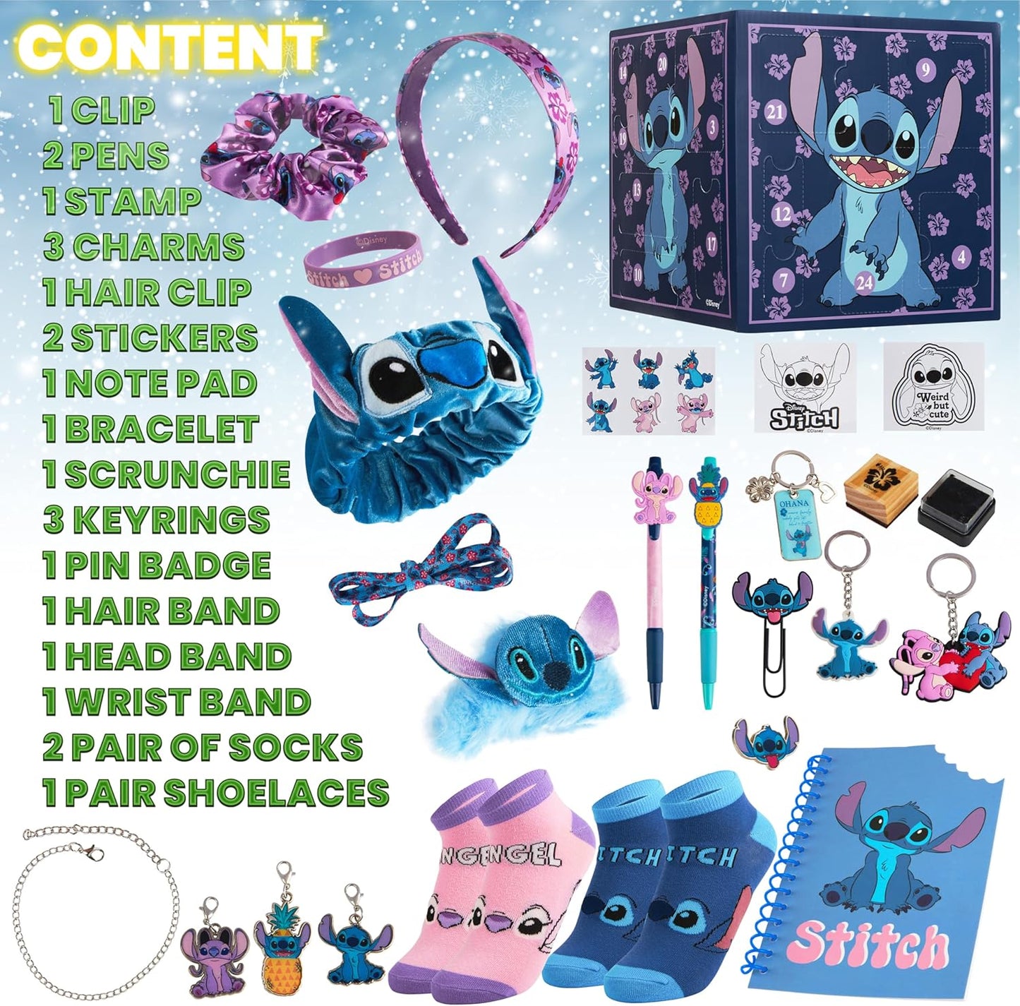 Calendrier de l'avent - Stitch 2025